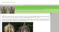 Desktop Screenshot of keralaartsandcrafts.com